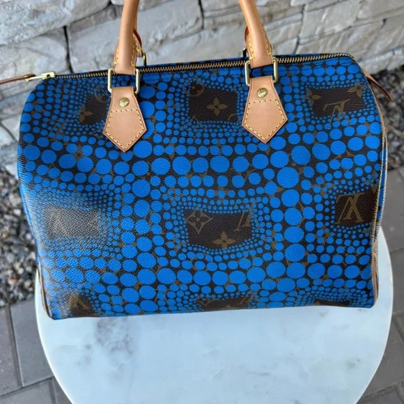 SOLD Louis Vuitton Monogram Kusama Town Speedy 30 - Picture 4 of 14